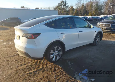 2020 Tesla Model Y Long Range Dual Motor All-Wheel Drive z USA, uszkodzony, nr VIN 5YJYGDEEXLF037010
